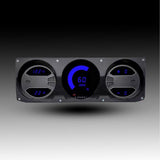 Conjunto de instrumentos digitales LED Intellitronix con placa frontal negra para Dodge Mini Ram 81-93