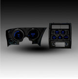 Intellitronix LED Digital Gauge Cluster Set With Black Faceplate For 68-77 Chevrolet Corvette