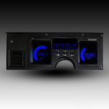 Conjunto de instrumentos digitales LED Intellitronix con placa frontal negra para Chevrolet Corvette 1984-1989