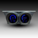 Conjunto de instrumentos digitales LED Intellitronix con placa frontal negra para Chevrolet Camaro/Firebird 67-68
