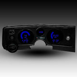 Intellitronix LED Digital Gauge Cluster Set With Black Faceplate For 69 Chevrolet Chevelle