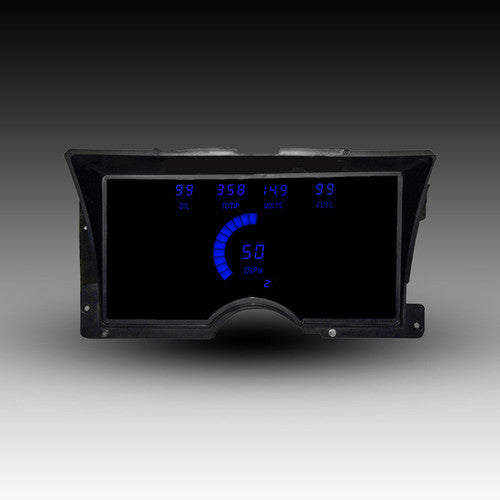 Conjunto de instrumentos digitales LED Intellitronix con placa frontal negra para camionetas Chevrolet 92-94