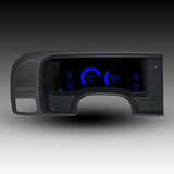 Conjunto de instrumentos digitales LED Intellitronix con placa frontal negra para camionetas Chevrolet 95-99