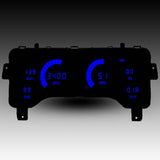 Intellitronix LED Digital Gauge Cluster Set With Black Faceplate For 1997-2006 Jeep TJ