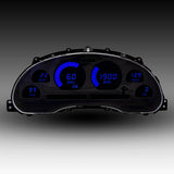 Conjunto de instrumentos digitales LED Intellitronix con placa frontal negra para Ford Mustang 94-2004