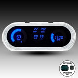Intellitronix LED Digital Gauge Cluster Set With Black Faceplate For 62-65 Chevrolet II