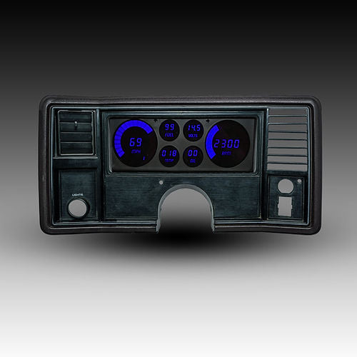 1978-1988 Monte Carlo Digital Dash Panel Blue LED Gauges DP9002B Made In The USA