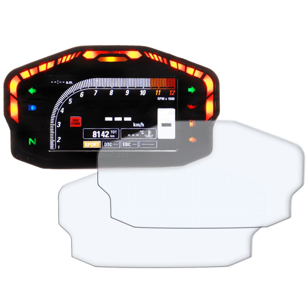 R&G Racing Clear Dashboard Screen Protector Kit DSP-DUC-002CL
