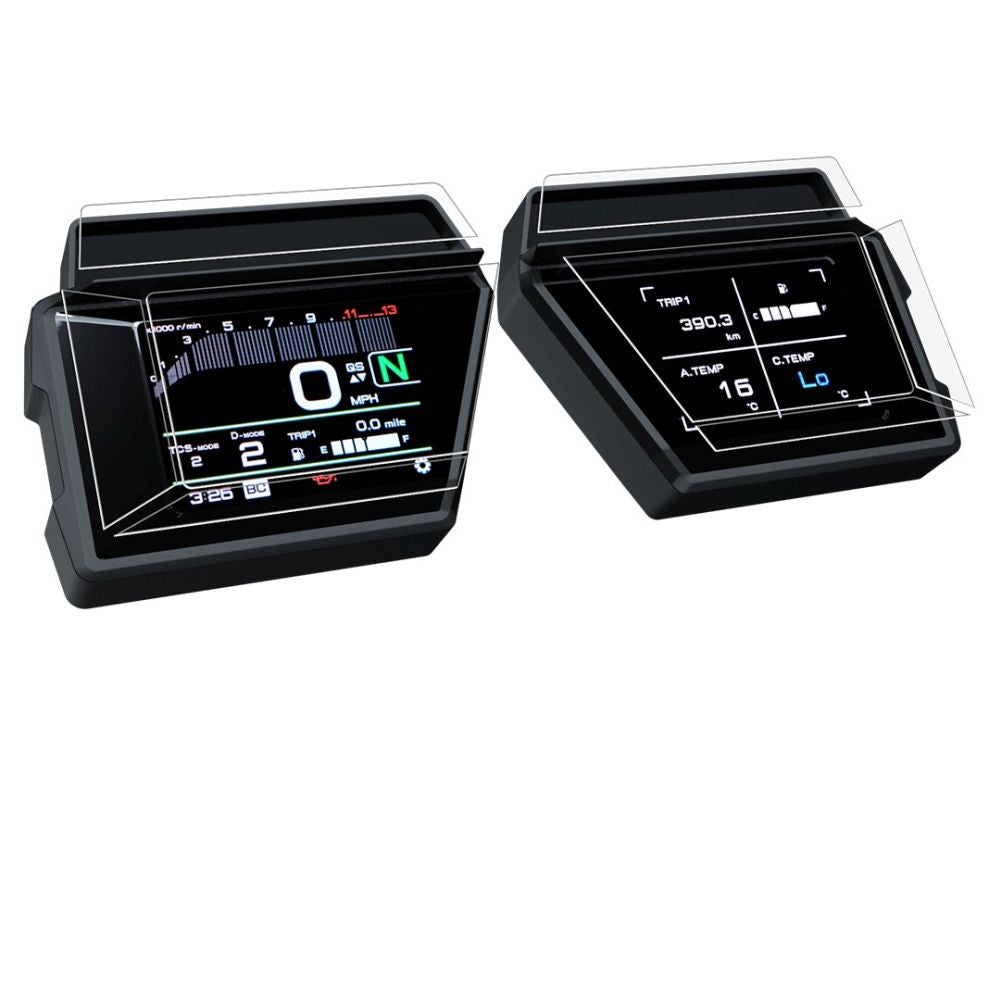 R&G Racing Clear Dashboard Screen Protector Kit DSP-YAM-014CL