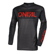Motocross Jersey 242 O'Neal Element Racewear Black / Grey / Red Motocross Jersey