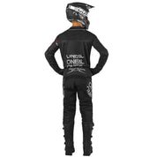 Motocross Jersey 242 O'Neal Element Static Black Motocross Jersey