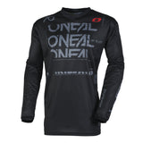 Motocross Jersey 242 O'Neal Element Static Black Motocross Jersey