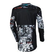 Motocross Jersey 242 O'Neal Element Attack Black / White Motocross Jersey