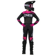 Motocross Jersey 242 O'Neal Element Shocker Black / Pink Motocross Jersey