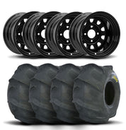 ITP Delta Steel 12" Wheels And Sand Star Tires [26x11-12]