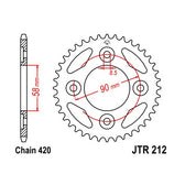 Steel Rear Sprocket 34T for Street HONDA Grom 2014-2016