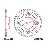 Steel Rear Sprocket 34T for Street HONDA Grom 2014-2016