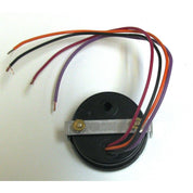 Intellitronix Clock LED Digital in Black Bezel - Red