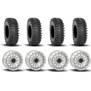 System 3 SB-6 Beadlock Machined 15" Wheels And XT400 Tires [30x10R-15]