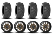 System 3 ST-5 Aluminum Bronze/Matte Black 15" Wheels And SS360 Sand/Snow Tires [33x10-15] ,[33x12-15]