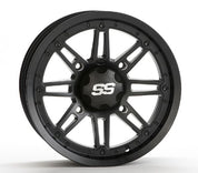 ITP SS216 12" Matte Black Wheels And Mud Lite II Tires [23x8-12]