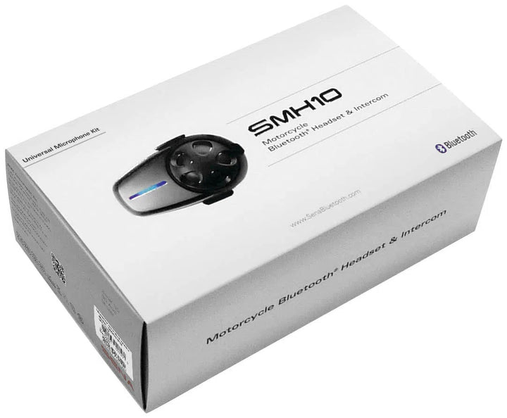 Sena SMH10 Bluetooth Headset Intercom With Universal Mic Kit SMH10-11