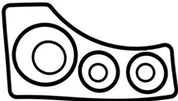 WSM Gasket Kit Outdrive Mounting For Mercruiser Bravo 446-505