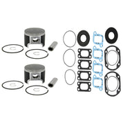 2 SPI Pistons, Full Gasket Kit Ski-Doo 440 MXZ Fan Touring LE Skandic 67.5mm