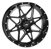 ITP Tornado 14" Matte Black Wheels And Mud Lite Tires [27x10-14]