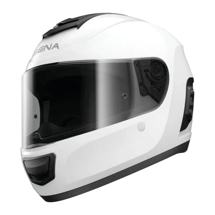 SENA Momentum INC Helmet Glossy White MD Full Face Pinlock MOI-STD-GW-M-01