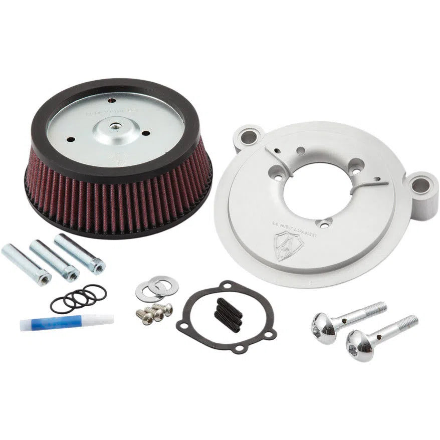 Arlen Ness Stage 1 Big Sucker Air Cleaner Harley 99-15 Twin Cam - Natural Plate