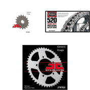 520H Heavy-Duty Chain Natural, Front & Rear Sprocket Kit BMW 650 Xmoto 2007-2008