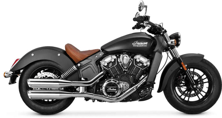 Vance & Hines 18621 4in Twin Slash Slip On Mufflers For Indian Scout 2015