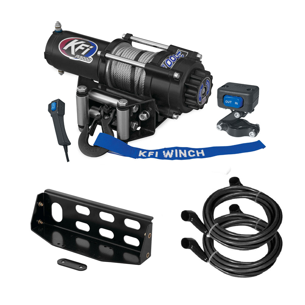 KFI 3000 lb Winch And Optional Mount