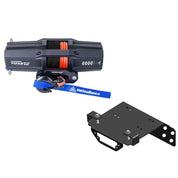 Viper V2 UTV Winch Kit 4500 lb Standard Spool With 40 Feet Red Synthetic Rope With Mount For Honda Talon 1000R 2019-2020