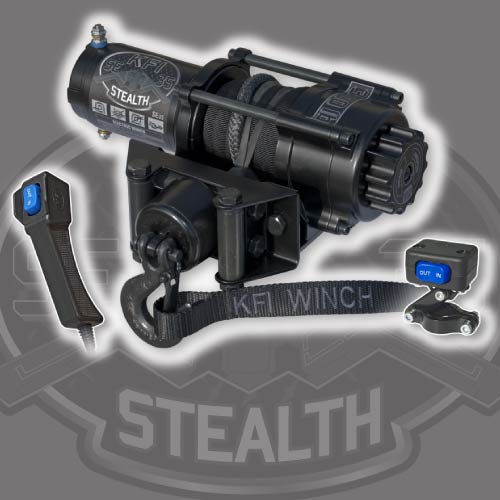 KFI 3500 lb Assault Winch And Optional Mount