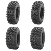 Set of 4 ATV QUADBOSS Tires (QBT446 27x9R-14 Front, 27x11R-14 Rear)