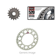 520H Chain,Front ST & Rear Alum Sprocket Kit for KAWASAKI Ninja ZX-6R 2013-2016
