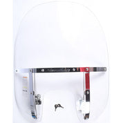 National Cycle Clear SwitchBlade 2-Up Quick Release Windshield With Mount Kit, Straight Forks