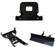 Denali Black UTV Snow Plow Kit For Polaris Ranger Crew XP 900 2013-2019