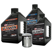 Complete Engine Oil Change Kit V-Twin Harley Davidson Evolution, 6 quart HF170C