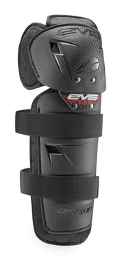 EVS Youth Option Knee/Shin Guards Black - OPTK16-BK-Y