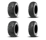Full Set Of Maxxis Workzone Radial 25x8R-12 And 25x10R-12 Tires (4)