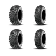Full Set Of Maxxis Workzone Radial 25x8R-12 And 25x10R-12 Tires (4)