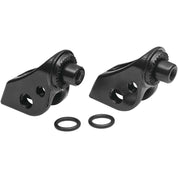 Kuryakyn Splined Front Black Footpeg Adaptors 8937