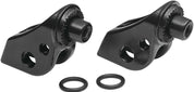 Kuryakyn Splined Front Black Footpeg Adaptors 8937