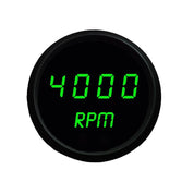 Intellitronix Programmable Digital Mini-Tachometer 2 1/16" in Black Trim - Green
