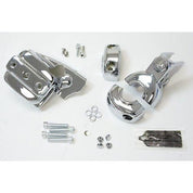 Kuryakyn Chrome Brake Clutch Handlebar Controls Covers Dress Up Kit Harley #9119