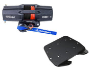 Viper V2 ATV Winch Kit 3500 lb Standard Spool With 40 Feet Orange Synthetic Rope With Mount For Yamaha Grizzly 660 2002-2008