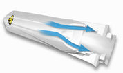 Cycra Powerflow Rear Fender White - 1CYC-1821-42